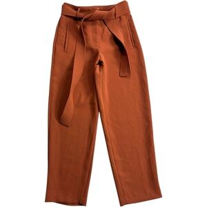 Aritzia Wilfred Tie-Front Pant  High Rise Cropped Pant Size 2